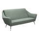 Canapé vintage des années 1950-60 avec revêtement en tissu d’origine, Italie