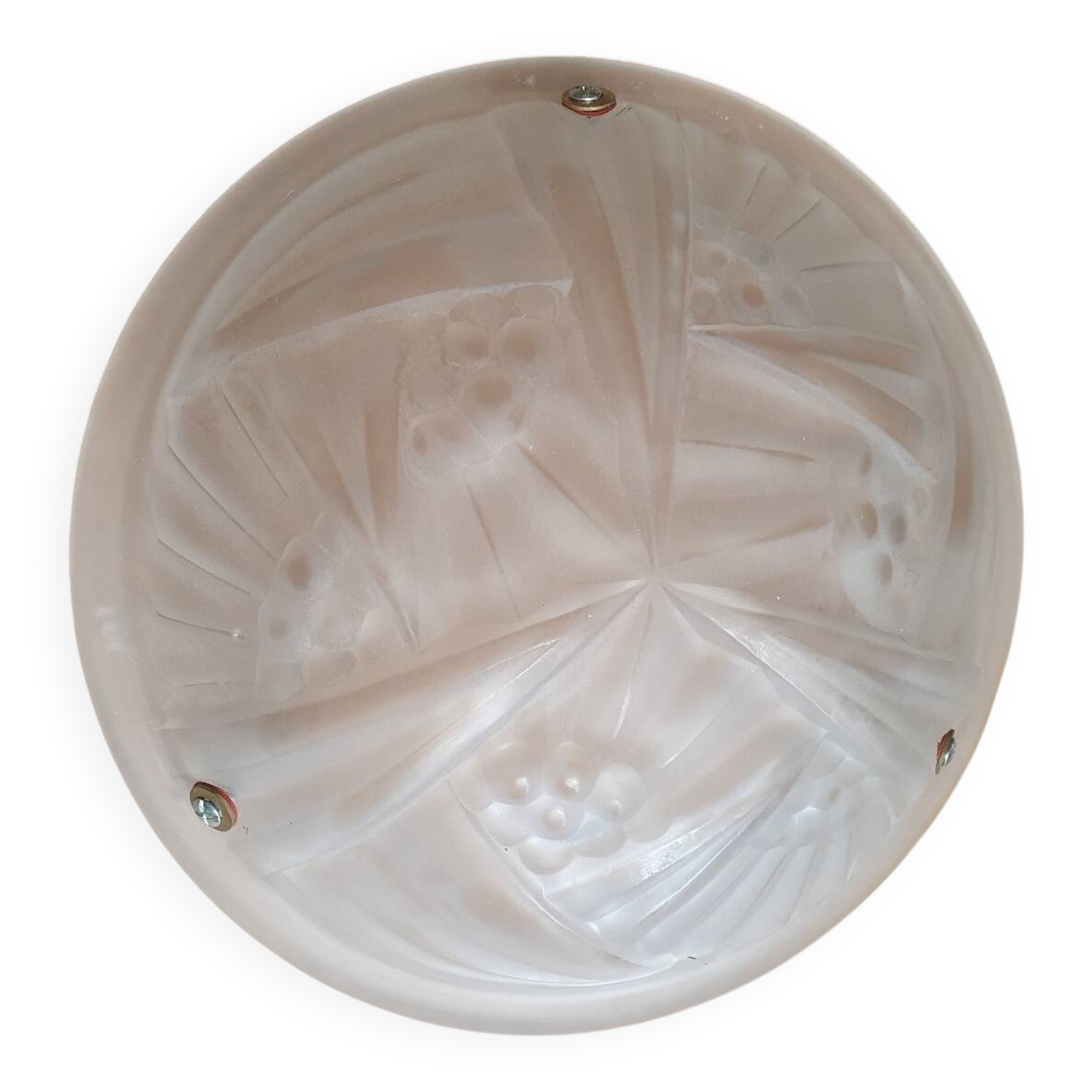 Art Deco Dégué basin ceiling light