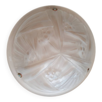 Art Deco Dégué basin ceiling light
