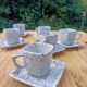 Ensemble de Tasses à Café Contemporaines
