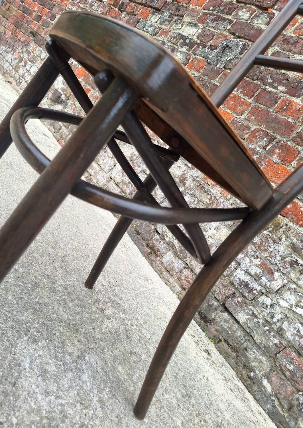 Vintage Bistro Chair, Art Deco Seating Furniture
