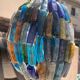 lustre en pate de verre Murano vintage