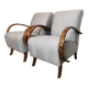 Fauteuils par Jindrich Halabala, 1940s, Set de 2