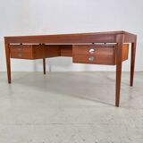 Extra Large Diplomat Desk by Finn Juhl for France & Søn / France & Daverkos