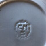 4 vintage hollow plates