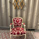 Louis XV style cabriolet armchair