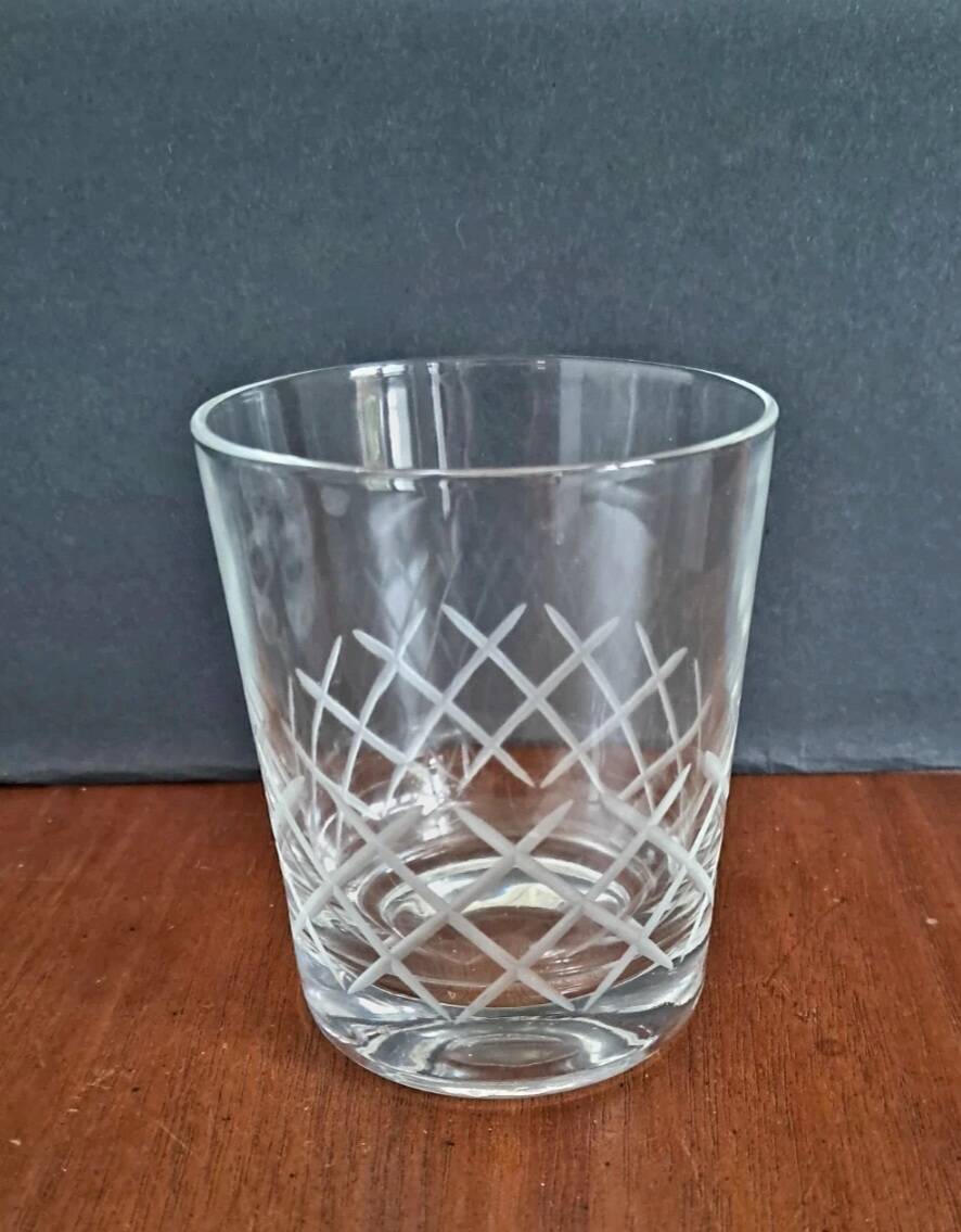 6 verres à whisky verrerie de Reims