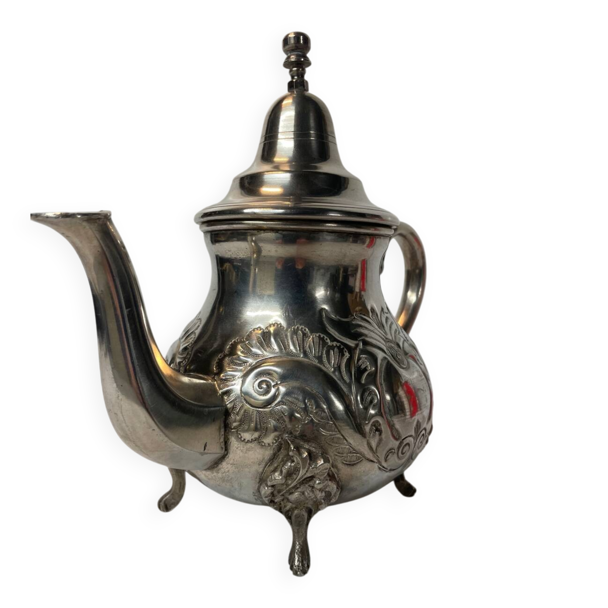 Silver-plated teapot