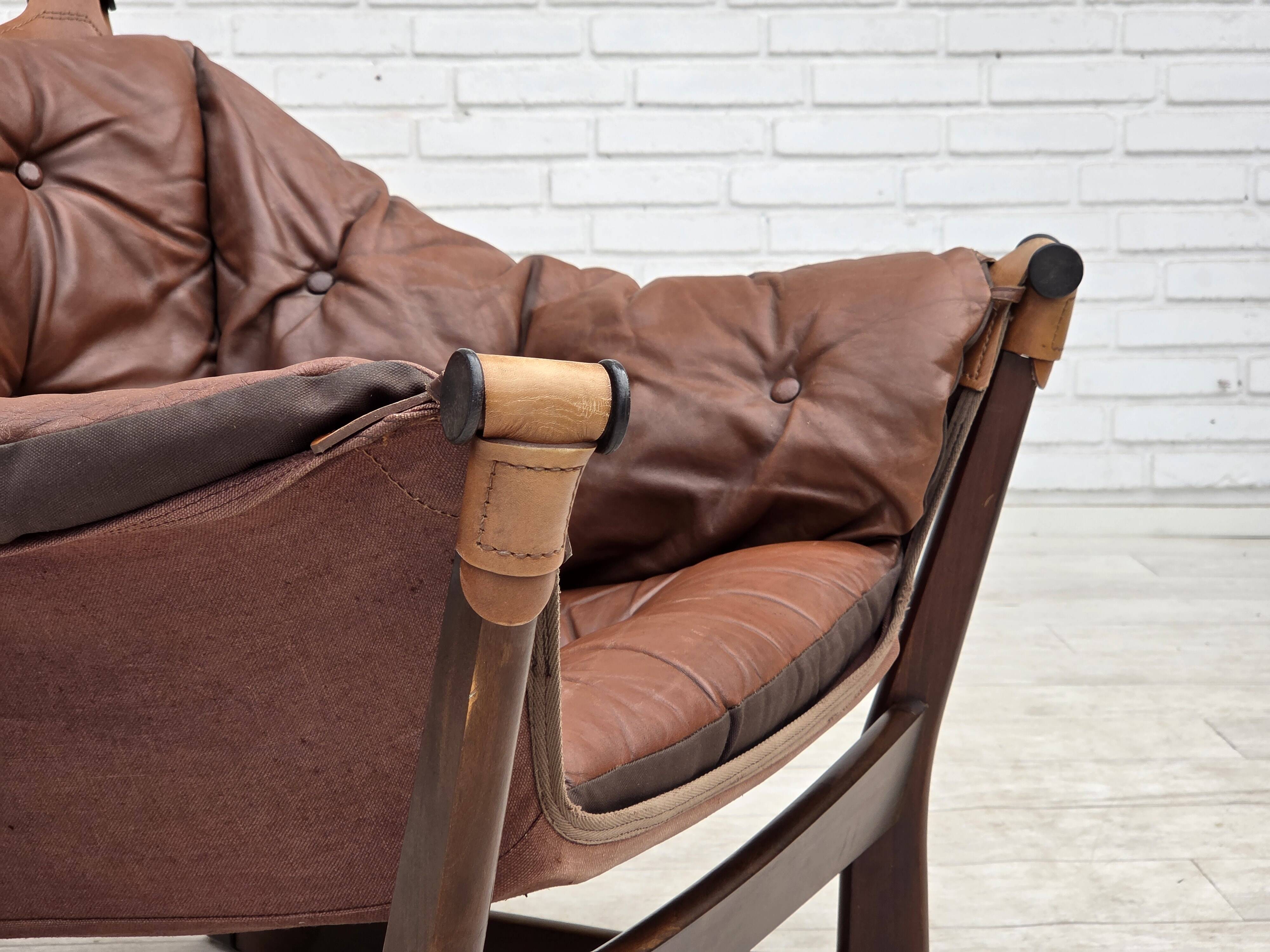 1970s, Norwegian design by Tormod Alnaes, "Trega" loungechair.