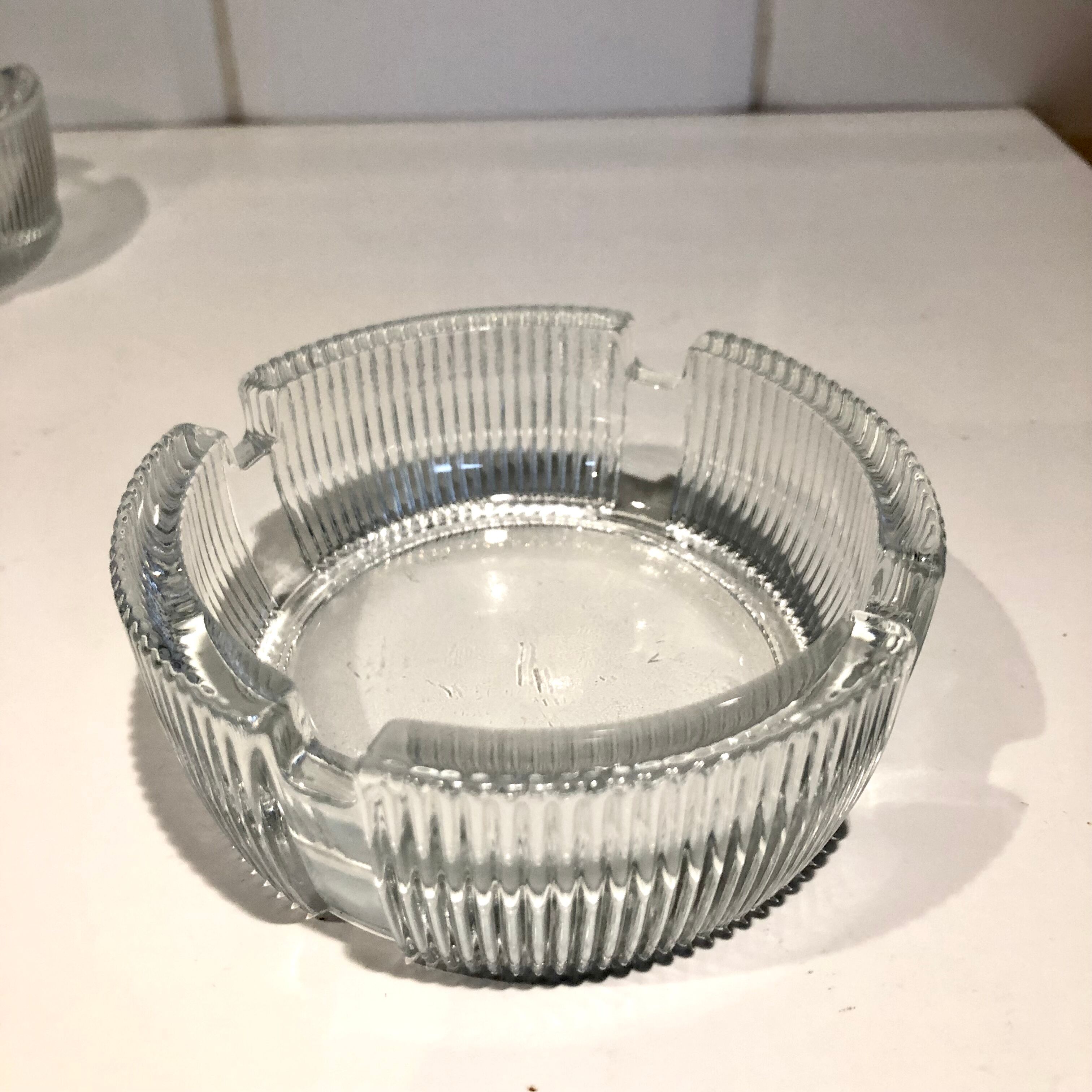 Advertising ashtrays "Pasabahce" of the 50s