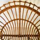 Pair of rattan armchairs, italy 60s