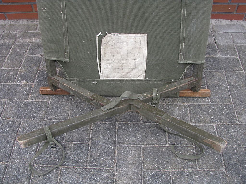 Us army military folding bed, 1950s
