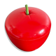 Seau à glaçons pomme rouge