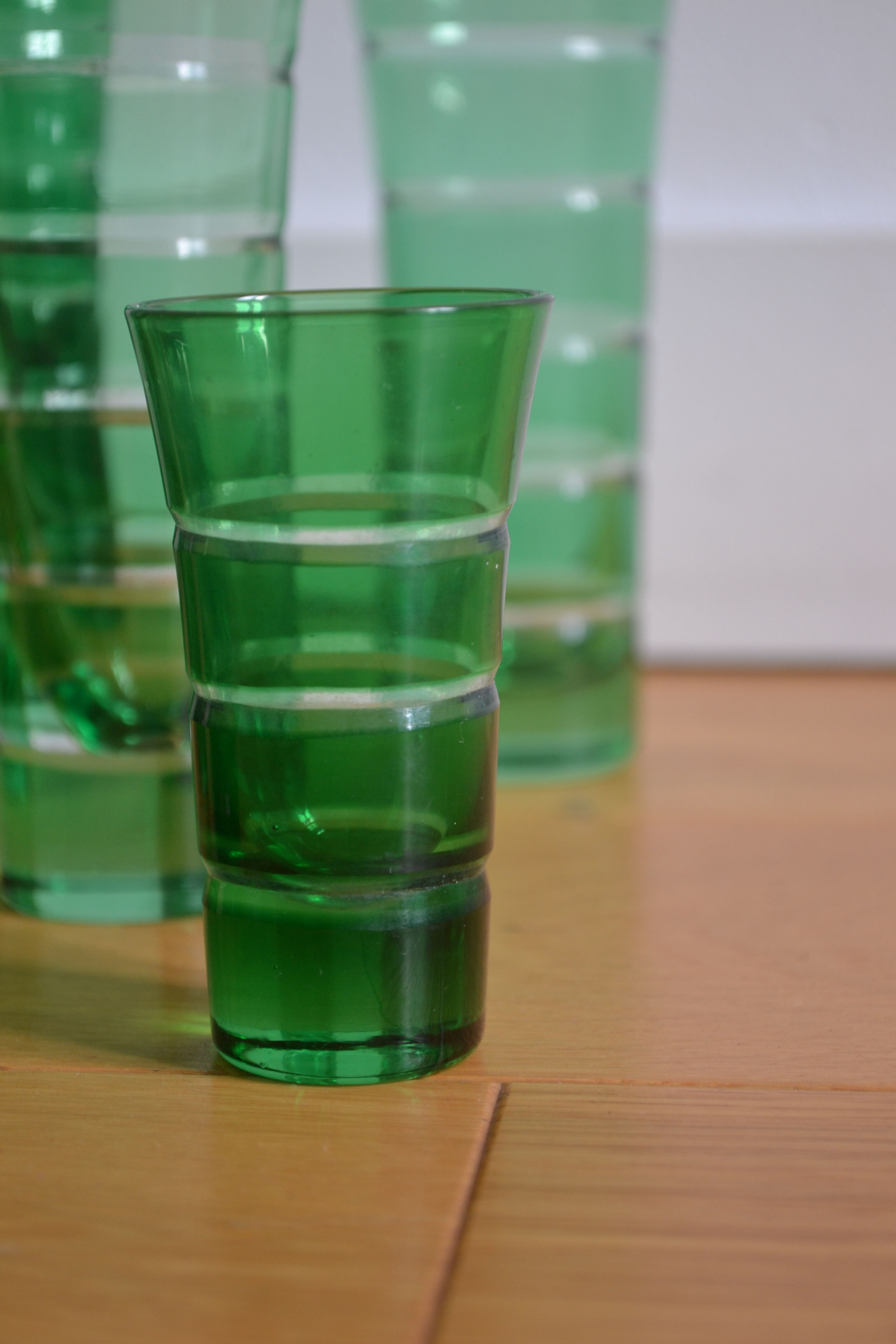 8 glasses Murano Italy 60s