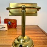 Antique brass notary lamp