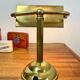 Antique brass notary lamp