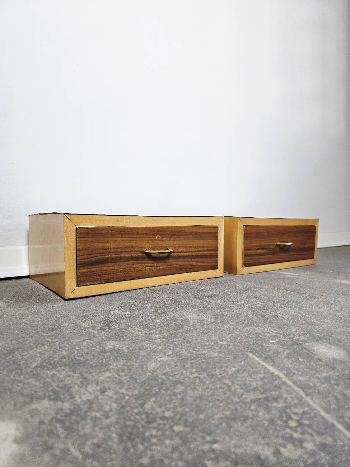 70s Floating Wall-Mounted Nightstand/Drawer