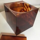 Champagne bucket or lucite ice cubes scales 70s Pompidou era