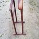 Chamber valet in mahogany tinted beech from the 70s with castors