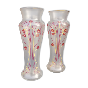 Paire de vases art Nouveau