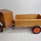 Vintage pulling truck, sleek design 70s-80s