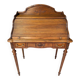 Louis XVI style cylinder desk in walnut