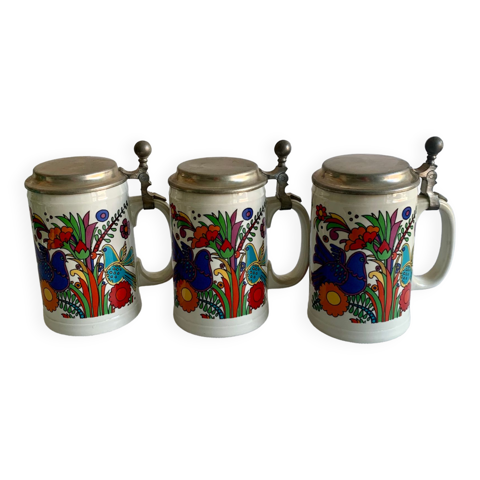 Acapulco Villeroy & Boch set of 3 beer mugs
