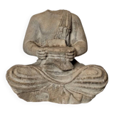 Bouddha acéphale en pierre XXe