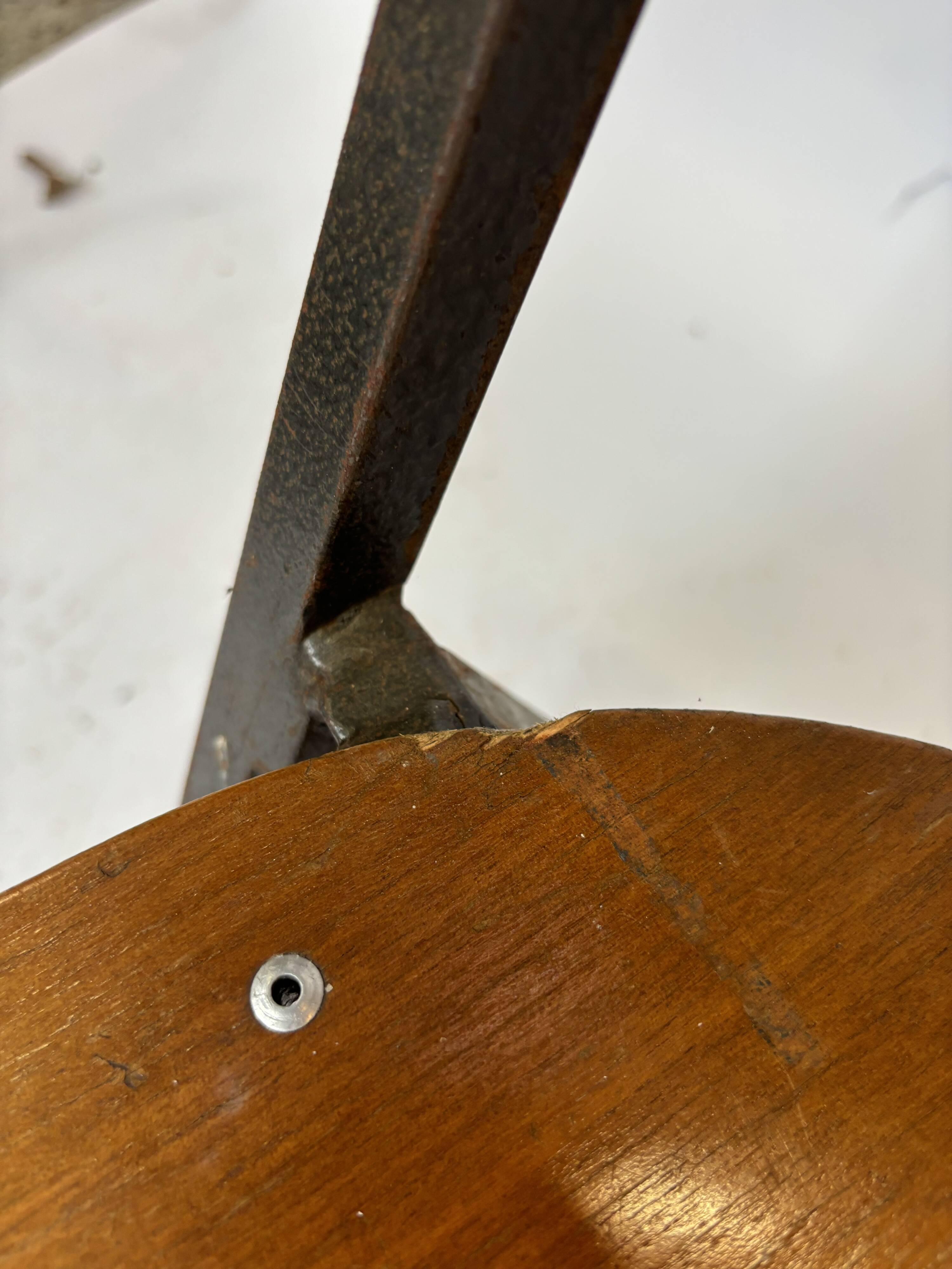 Set Of Four Compass Chairs 1960 Dutch Design School Chairs