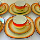 Art-deco bohemian porcelain tea or coffee
