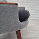 1960s, Danish sofa by Kurt Østervig model 58, completely reupholstered, furniture wool, teak wood.