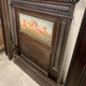 Romantic period center bed stamped walnut with brown patina circa 1860
