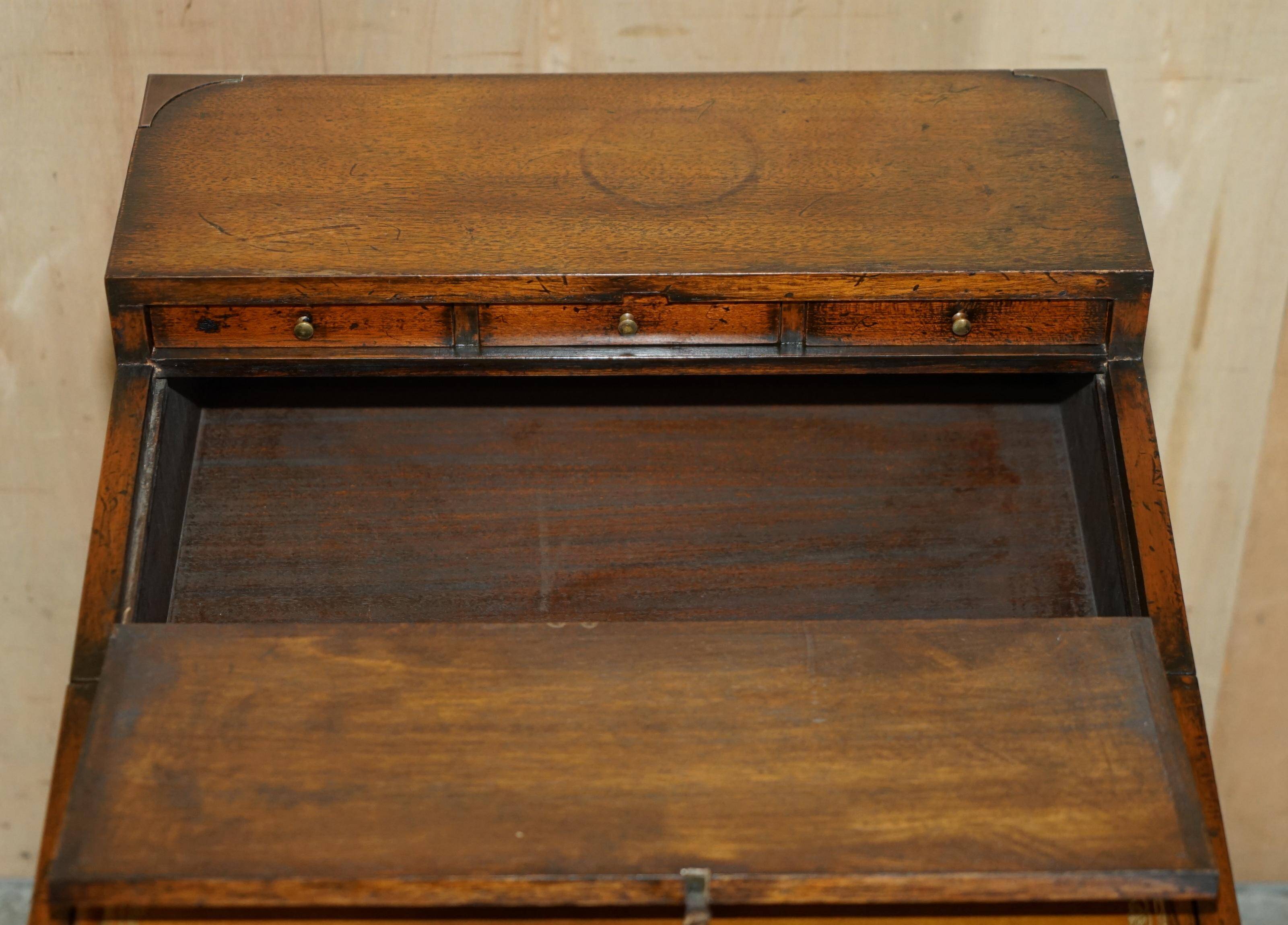 Harrods Kennedy Leather Slope Desk with Drawers