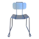 Modern Italian aluminum chairs by Tanzi, 1980
