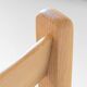 Set of four Italian oak dining chairs with Vienna straw seats, 1970s