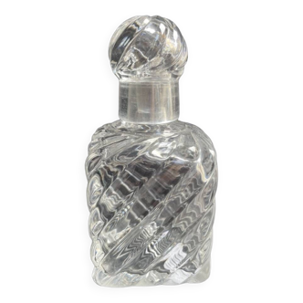 Perfume bottle attributed to Baccarat Bambous twists 19th century