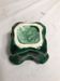 Former srb paris vintage green ceramic ashtray