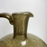 Glass decanter Biot 60s 70s