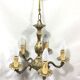 Chandelier 5 lights in bronze
