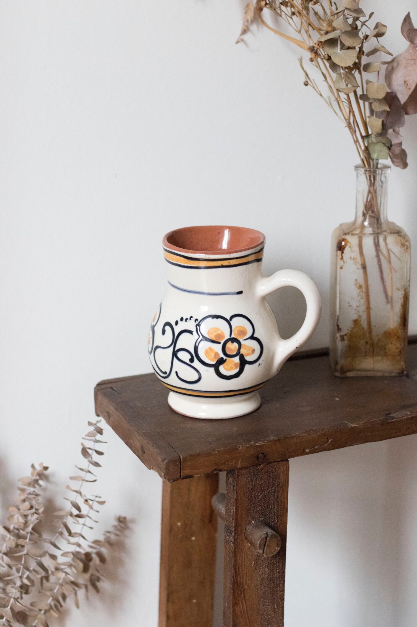 Pitcher - antique ceramic vase