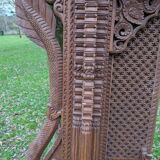 Vintage Wooden Newari Window From Nepal