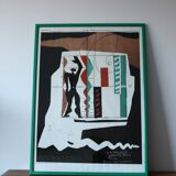 Lithographie Le modulor Le Corbusier