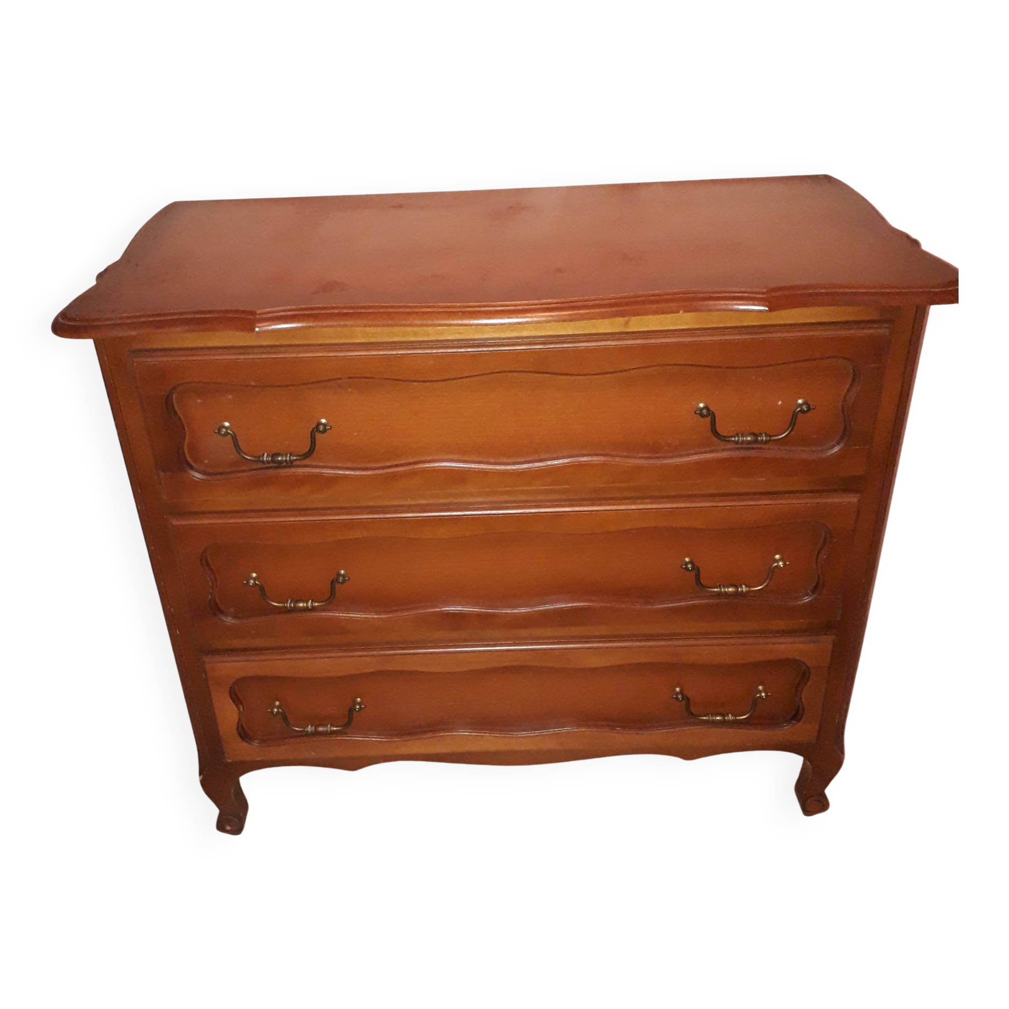 Cherry wood bedroom dresser