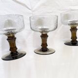 Blown bubble glasses