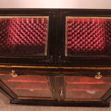 Napoleon III period collector's display cabinet