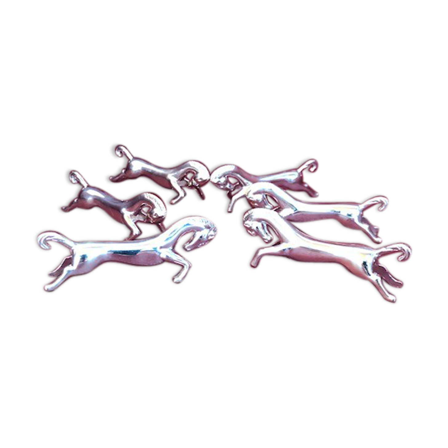 6 stainless steel knife holders