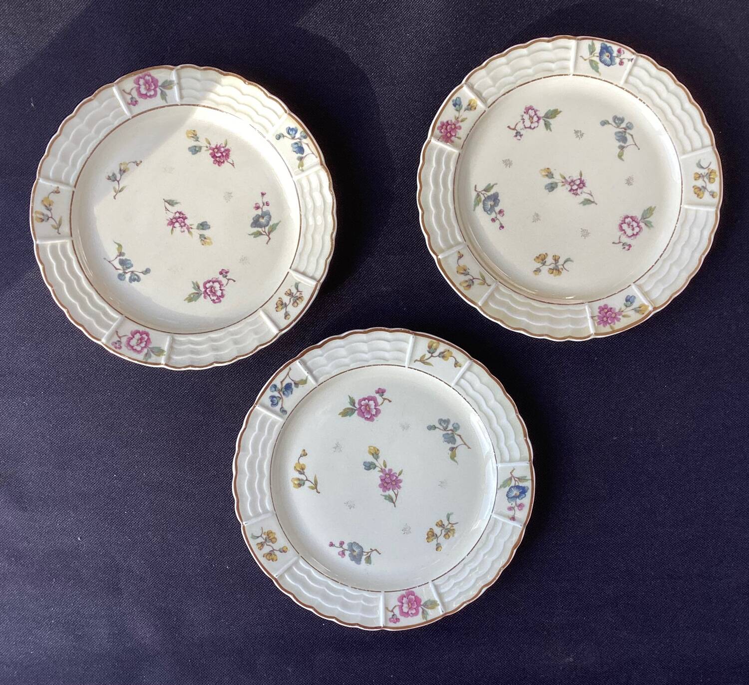 Old Limoges A.Lanternier porcelain plates