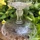 Glass fruit bowl, pressed mould, centre table, seasonal fruits.