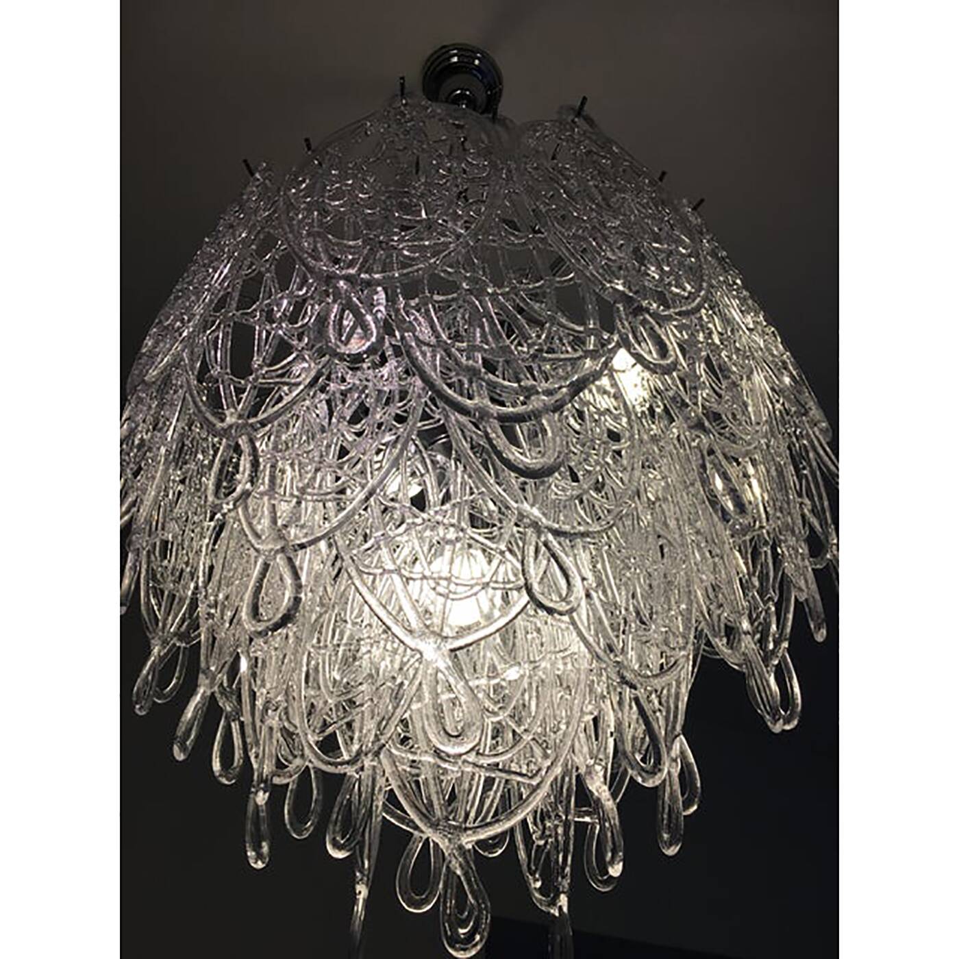 Modern Murano Glass "Ragnatela" Italian Chandelier