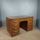 Bureau plat en caissons vintage